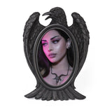 Alchemy Gothic V106 Black Raven Photo Frame Holds 4x6 Picture Halloween
