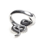 Alchemy Gothic R228 Psalm 68 Ring Green Crystal Serpent England Snake