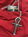 Alchemy Gothic P221  Ankh of the Dead Pendant Necklace IN HAND