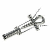 Alchemy Gothic P221  Ankh of the Dead Pendant Necklace IN HAND