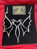 Alchemy Of England P892 - Dragon Consort Necklace Gothic Pendant Wings IN HAND