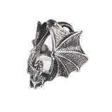 Alchemy Gothic R216 Stealth Ring England Bat Wing Goth 🦇