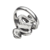 Alchemy Gothic R221 - Kraken Ring England polished Pewter Tentacles Serpant