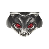Alchemy Gothic R224 Bastet Goddess Ring Cat Goddess Red Eyes England IN HAND ❤️