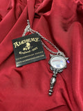 Alchemy England P889 Sacred Cat Vanitas Pendant Necklace Gothic Mirror IN HAND