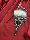 Alchemy England P889 Sacred Cat Vanitas Pendant Necklace Gothic Mirror IN HAND