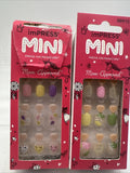 (2) SUNDRESS Flower Petal Mini Press On Manicure kids mom approved Petite Nail