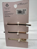 Hive and Co. Hair Clip and Bobby Pin Set Embellished Pearl Bead 3 ct COMBINESHIP