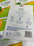 (6) St. Ives revitalizing Sheet Mask Apricot Face Hydrate Fresh Glow Single Use