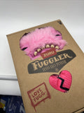 (2) Fuggler Funny Ugly Monster Love Fugg Red & Pink Valentine's Day SOLD OUT