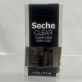 Seche Clear Crystal Clear Base Coat 0.5 Fluid Oz. Nail Polish COMBINESHIP