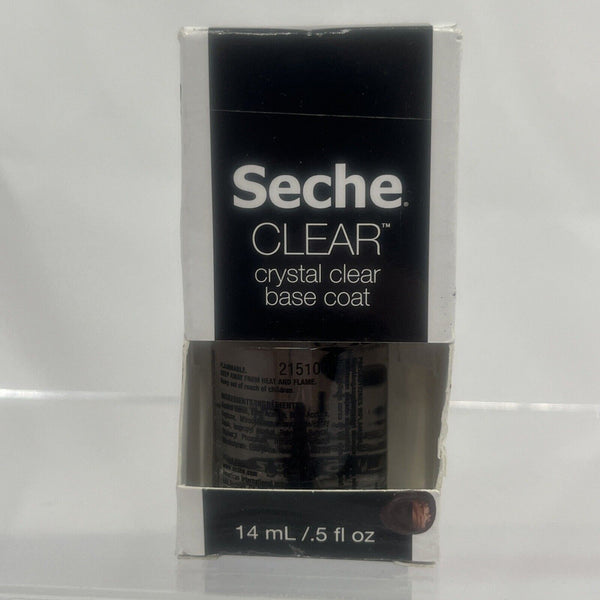 Seche Clear Crystal Clear Base Coat 0.5 Fluid Oz. Nail Polish COMBINESHIP