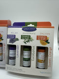 (2) Lively 100% Pure Essential Oil Relax  Enegry Lavender Eucalyptus Orange3pk