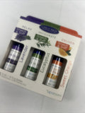 (2) Lively 100% Pure Essential Oil Relax  Enegry Lavender Eucalyptus Orange3pk