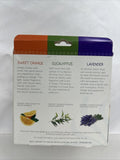 (2) Lively 100% Pure Essential Oil Relax  Enegry Lavender Eucalyptus Orange3pk