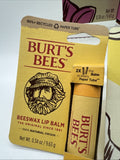 (3) Burt’s Bees Shea Passion Fruit Oil Coconut Beeswax Lip Balm HUGE paper tube