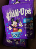 (7) Huggies Pull-Ups Training Pants Disney Mickey 2T-3T 16-34lb 23ct COMBINESHIP