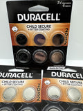 (3) Duracell Lithium 2032 3 volt Air Garage Watch Battery 6pk Tag 18 COMBINESHIP