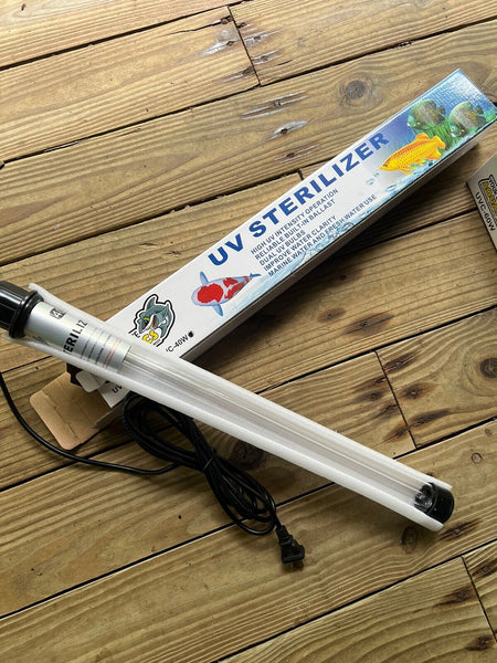 New! 20w Periha Drop In UV light Clarifier Submersible Stop Algae Clear Koi Pond