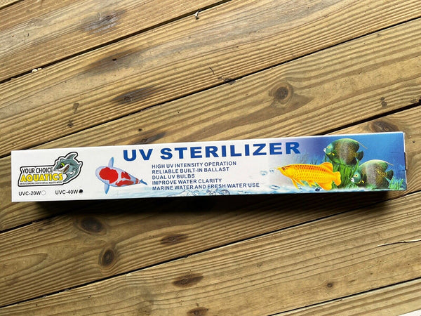 40w PERIHA Drop In UV light Clarifier Submersible Stop Algae Clear Koi Pond AQUA