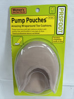 PROFOOT Toe Pump Pouch Cushions Women's 6-10 1 Pair Protects Toes Invisible Sock