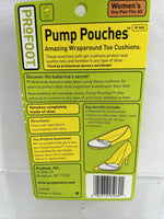 PROFOOT Toe Pump Pouch Cushions Women's 6-10 1 Pair Protects Toes Invisible Sock