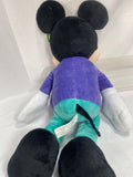 Disney Mickey Mouse Plush 20" Stuffed Animal Jacket W/ Flower Boutonniere Pirplr