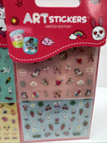 (2) Art Nail Sticker Unicorn Easter Bunny Flowers Spring Ice Cream Cat Rainbow