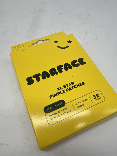 Starface Hydro-Star Hydrocolloid XL STAR Pimple Patches Yellow 32ct COMBINESHIP