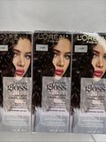 (4) Clear L'Oreal Le Color Gloss 1 Step Toning Gloss Deeply Conditions Shine