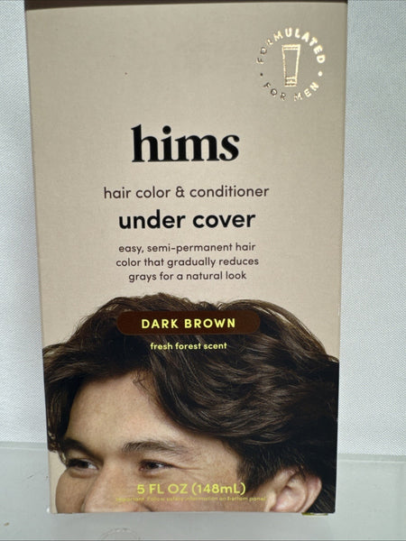 HIMS Dark Brown Under Cover Hair Color & Conditioner Semi Permanent COMBINESHIP