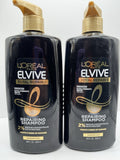 (2) L'Oreal Elvive Total Repair 5 Shampoo Damage Hair Pump Purple  28Oz