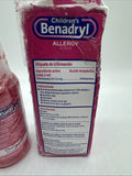 Children's Benadryl Cherry Allergy Syrup 4-6 Hours Doses - 4 Oz 1/26