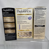 (3) L'oreal 8UA Ultra Ash Medium Blonde Superior Preference Hair Color Dye