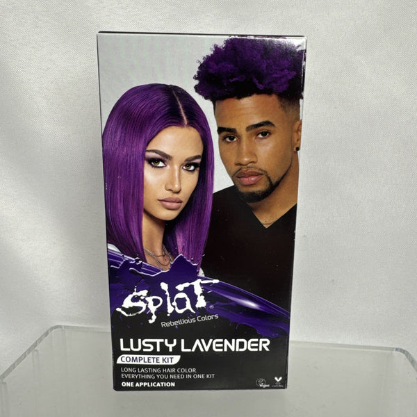 Splat Lusty Lavender Complete Semi-Permanent Hair Color Kit W/Bleach COMBINESHIP