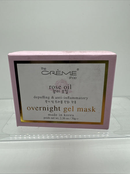 THE CREME SHOP Gelee Mask ROSE HIP OIL Depuffing & Calming Overnight Treatment