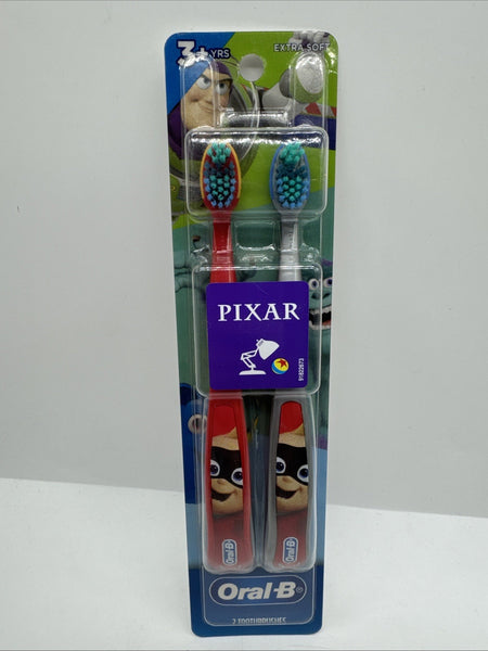 2 Oral-B Kids Manual Toothbrush Disney Pixar COMBINESHIP