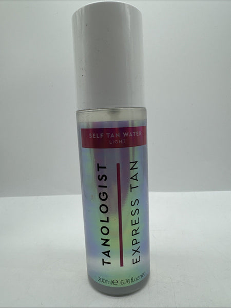 Tanologist Express Tan Self  Water Light 6.76oz Clear Spray No Mess COMBINESHIP