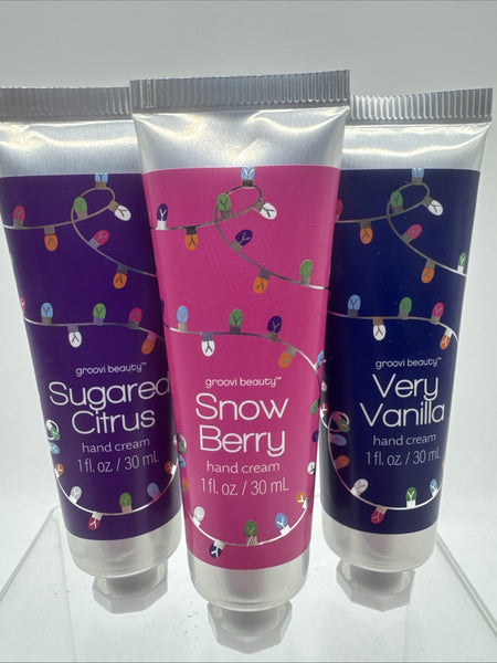 (3) Hand Creme Gift Set Easter Basket Berry Citrus Vanilla Pink BlueCOMBINESHIP