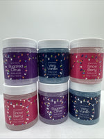 (6) Groovi Snow Berry Sugar Body Scrub Exfoliating Citrus Vanilla COMBINESHIP
