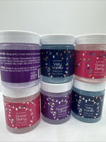 (6) Groovi Snow Berry Sugar Body Scrub Exfoliating Citrus Vanilla COMBINESHIP