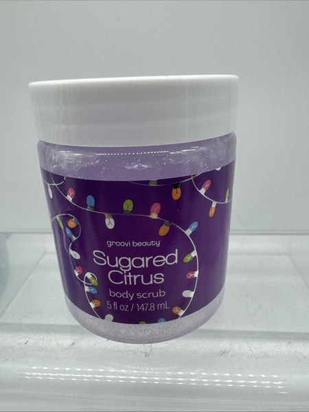 Groovi Beauty Citrus Sugar Body Scrub Exfoliating Fairy Shower Wash COMBINESHIP
