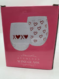 Stemless Wine Glass XOXO Hearts Valentine YOU CHOOSE BuyMoreSave&CombineShipping