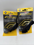 (2) Futuro Trouser Socks Women ￼  Compression Knee Medium Black COMBINESHIP