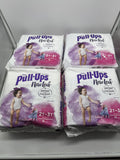 (4) HUGGIES Frozen 2 PULL-UPS NEW LEAF 2t-3t 18ct 72ttl COMBINESHIP