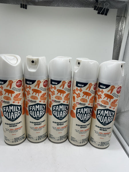 (10) Family Guard Brand Disinfectant Spray 100+ Surfaces Citrus COMBINESHIP