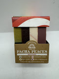 Pacha Peaces Bar Soap Variety Pack Limited Peppermint Pine Pomegranate Spice 4pk