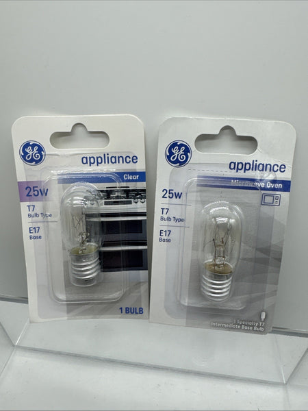 (2) 25w GE Appliance 10692 Intermediate Base Tubular T7 Lamp/Bulb COMBINESHIP