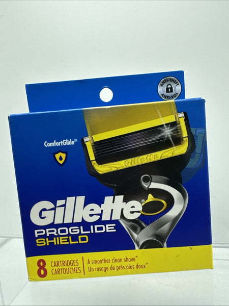Gillette ProGlide Shield Razor Blades Refill Cartridges Factory Sealed 8 Pk