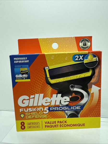 Gillette ProGlide Shield Razor Blades Refill Cartridges Fusion 5 5 Blade 8 Pk